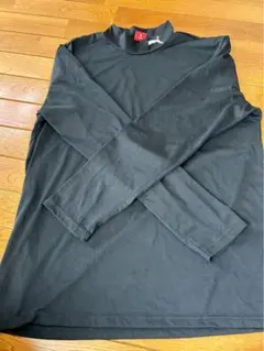 PUMA 黒 長袖カットソー XOサイズ