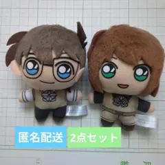 江戸川コナン　灰原哀　 ぬいぐるみ 2体セット セガラッキーくじ