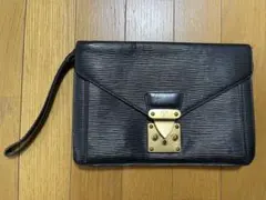 DADギャルソン クラッチバッグ☆タイプ モノグラムエナメル(ディープ