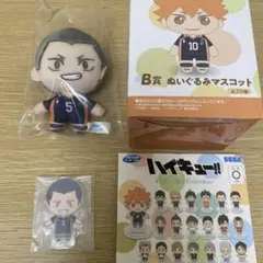 ハイキュー セガラッキーくじ B賞 D賞 田中龍之介 ＋缶バッジ2個
