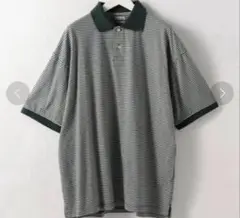 steven alan ボーダー ポロシャツ xl