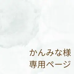 かんみな様　専用ページ