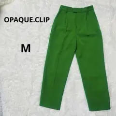 OPAQUE.CLIP オペークドットクリップ グリーン タック入りパンツ Mのサムネイル
