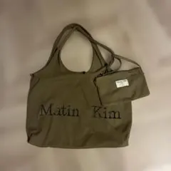 【MATIN KIM】MATIN CRACKED LOGO ECOBAG