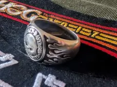 Harley Davidson シルバー925 レアバイカーリング　25号のサムネイル