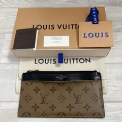ルイヴィトン スリム パース モノグラム リバースM80390