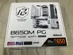 動作未確認ASRock マザーボード B650M PG Riptide WiFi