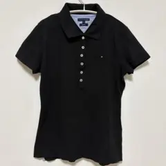 TOMMY HILFIGER ポロシャツ ブラック スリムフィット Mのサムネイル