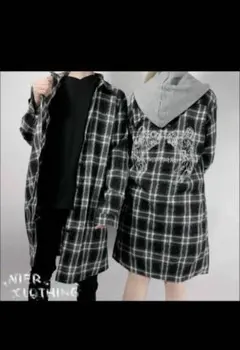 NieR ロングチェックシャツのサムネイル