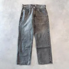 リーバイス550 Levis W33 ブラックデニム 古着 ボトム 20353
