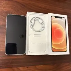 超美品　iPhone12 128GB ホワイト　充電ケーブル付