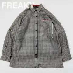 FREAKY フリーキー 2WAYチェックシャツ HIP HOP Y2Kのサムネイル