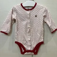 ★美品　GAP Baby ハート柄ロンパース★くまチャン　80
