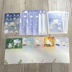 ハローキティ　ポストカード　絵葉書　レターセット　平成　レトロ　サンリオ