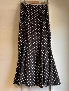 snidel 水玉模様 マーメイドスカート