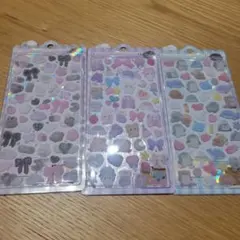 【正規品】ボンボンドロップシール ふわふわドロップ 3枚セット