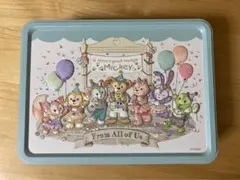 ディズニーお菓子缶　ダッフィー