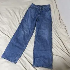 UNIQLO ワイドストレートデニム ジーンズ
