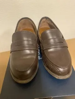 ブラウン ローファー 19㎝　子供　menue