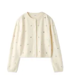 FRAYI.D マルチフラワービジューカーディガン