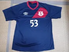 Umbro製大宮南高校サッカー部 かがやけ南十字星 練習試合用 半袖ユニフォームのサムネイル