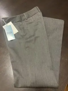 【新品未使用】P.S.FA スーツパンツ グレー ストライプ S ストレッチ