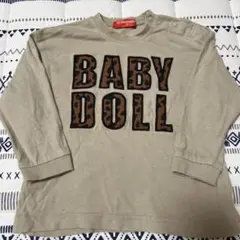 BABYDOL レオパード柄 ヒョウ柄ロゴ長袖カットソー 80即購入OK