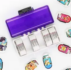 ザスタケース タグ最大108枚 メザスタBOX 大容量収納　紫