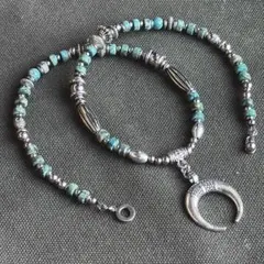 インディアンジュエリー　ナバホ　ターコイズ　ナジャネックレス　ネイティブ