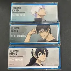 呪術廻戦 懐玉・玉折 大交流展 ベースヤード スクエア缶バッジ 3点セット