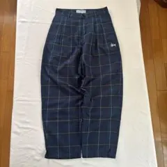 00s old stussy wear チェック ワイド テーパード パンツのサムネイル