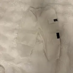 SHEIN ホワイト カーゴパンツ 9-12M