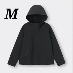 GU　ジーユー　マウンテンパーカ　ブラック　М レディース