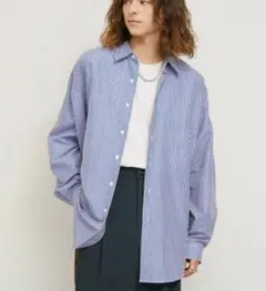 JUNRED アソートストライプオーバーシャツ