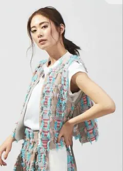 DESIGNWORKS カットジャカード リバーシブル ベスト