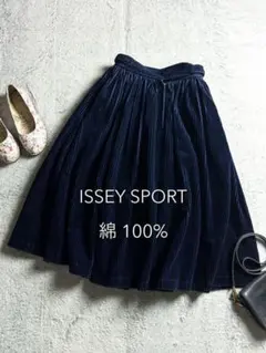 【ISSEY SPORT】綿100% コーデュロイ フレアスカート ツモリチサトのサムネイル