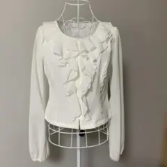 シャンシャン様専用フラメンコ　白ブラウス前あき