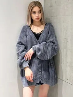 GYDA ブリーチLOOSEニットカーディガンのサムネイル
