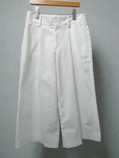 ユナイテッドアローズ　ホワイト　ワイドパンツ
