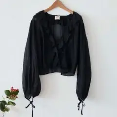 my apparel（マイアパレル）　フリルシャツブラウス