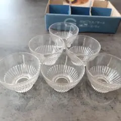 【未使用】HOYA GLASS 冷茶グラス ６客セット コップ