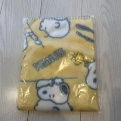 【新品未使用】スヌーピー フリースブランケット イエロー