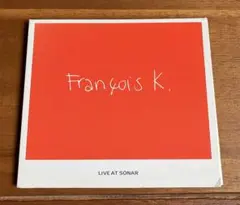 Francois K / Live at sonar MIX CD kaito