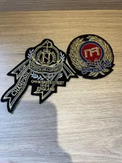 スコッチヒルスポーツ・ニチリク刺繍ワッペンセット