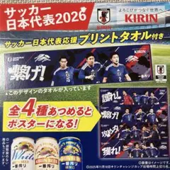 サッカー日本代表 応援プリントタオルのサムネイル
