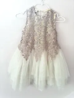 刺繍入りノースリーブドレス 130cm