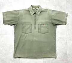 70s 80s BEN DAVIS USA製 ハーフジップシャツのサムネイル