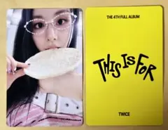 TWICE yizhiyu THIS IS FOR 2.0 チェヨン トレカ