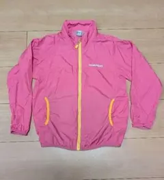 mont-bell ピンク ナイロンパーカー　フードなし