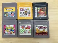 ゲームボーイ ソフト 6本まとめ売り 任天堂 動作未確認のサムネイル